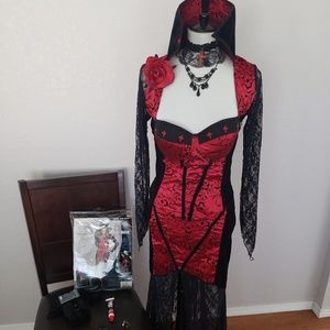Womens Vampire Halloween Costume (Large)